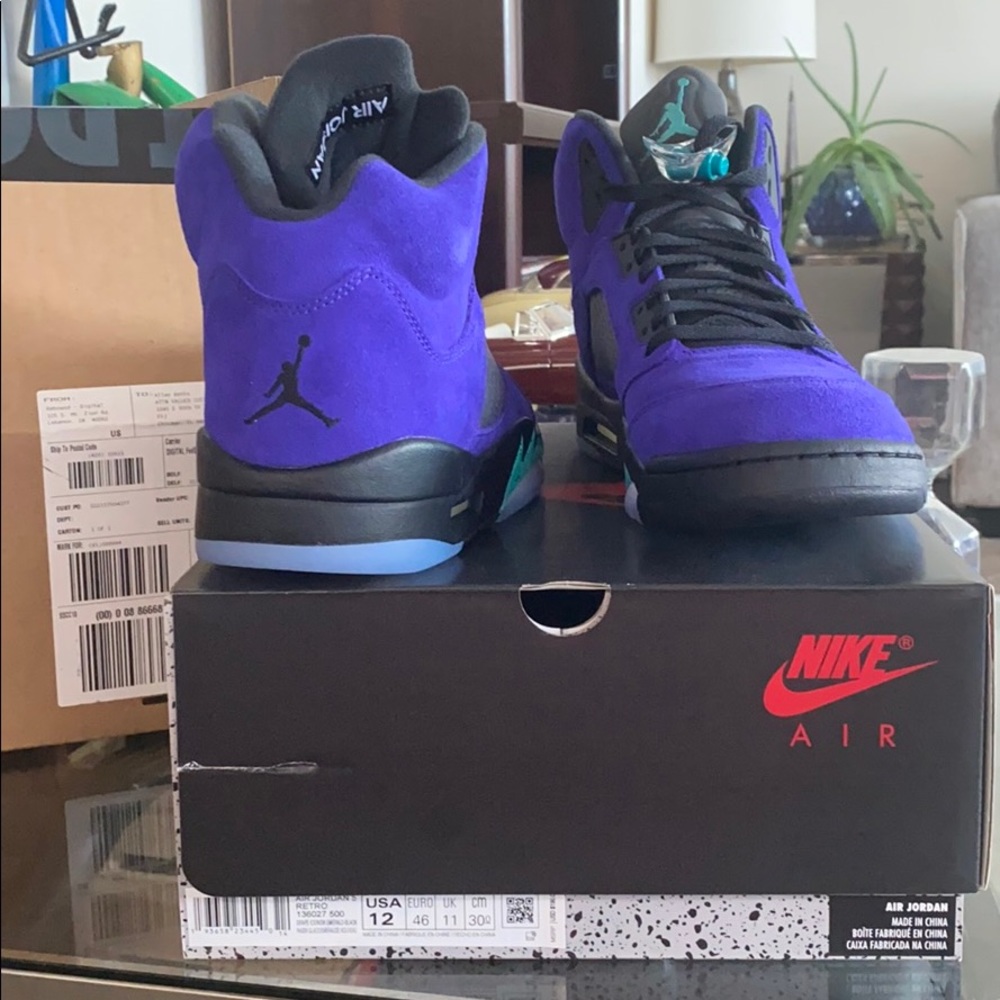 Jordan 5 retro grape icenew